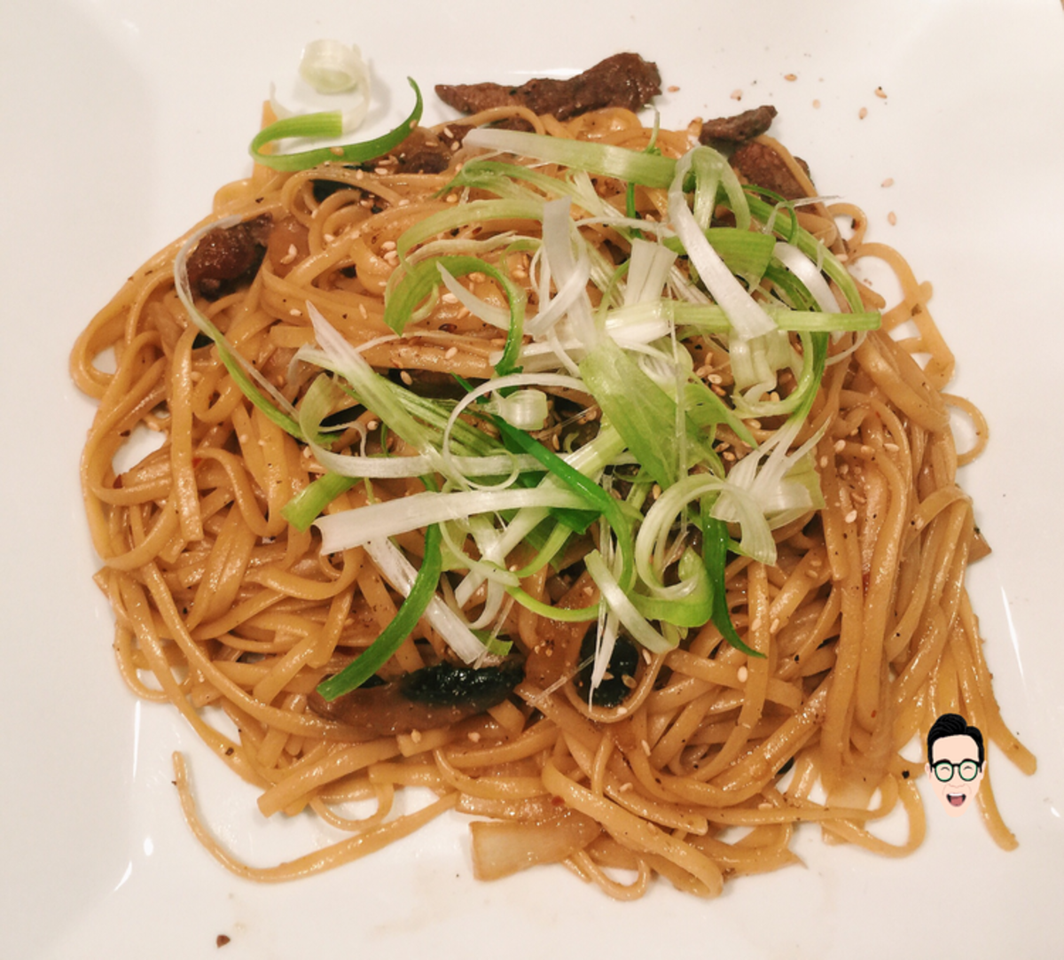 Soy shop sauce pasta